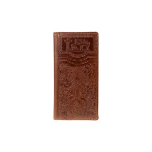 Montana West Genuine Leather Spiritual Collection Mens Wallet - Brown - MWLW020