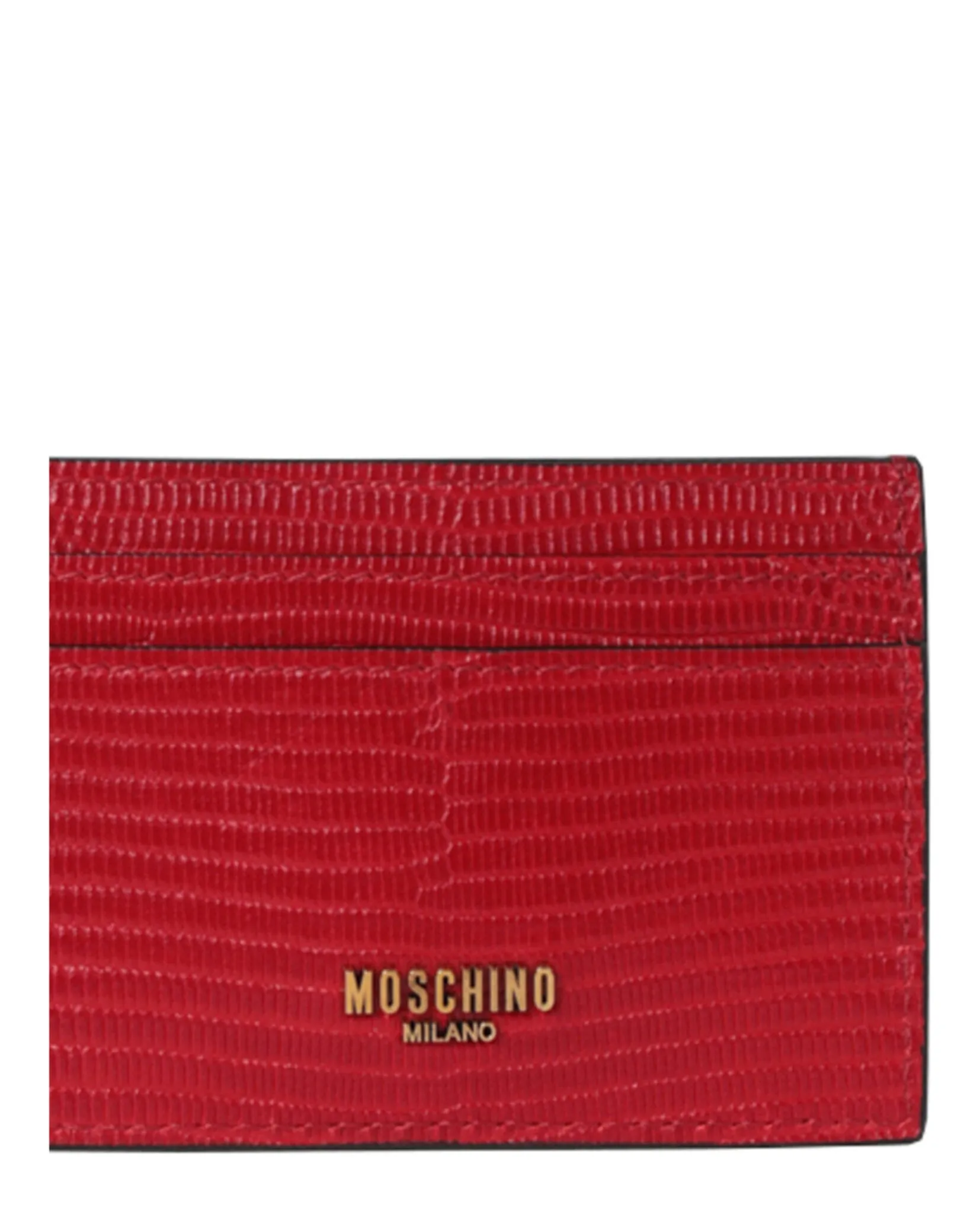 Moschino Moschino Leather Card Holder