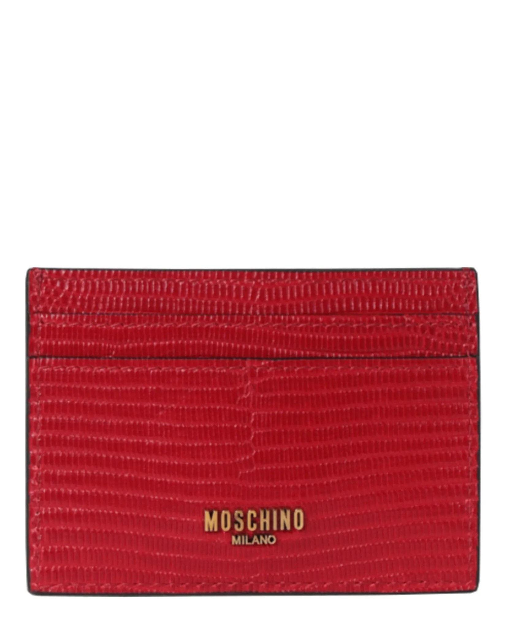 Moschino Moschino Leather Card Holder