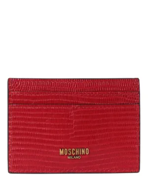 Moschino Moschino Leather Card Holder