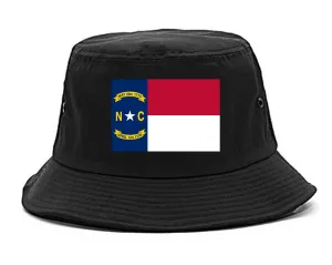 North Carolina State Flag NC Chest Mens Bucket Hat