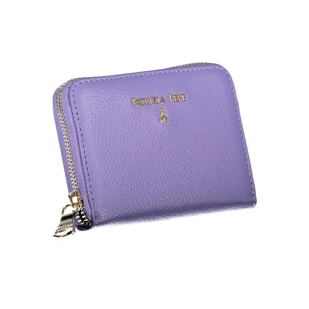 Patrizia Pepe Elegant Purple Polyethylene Wallet