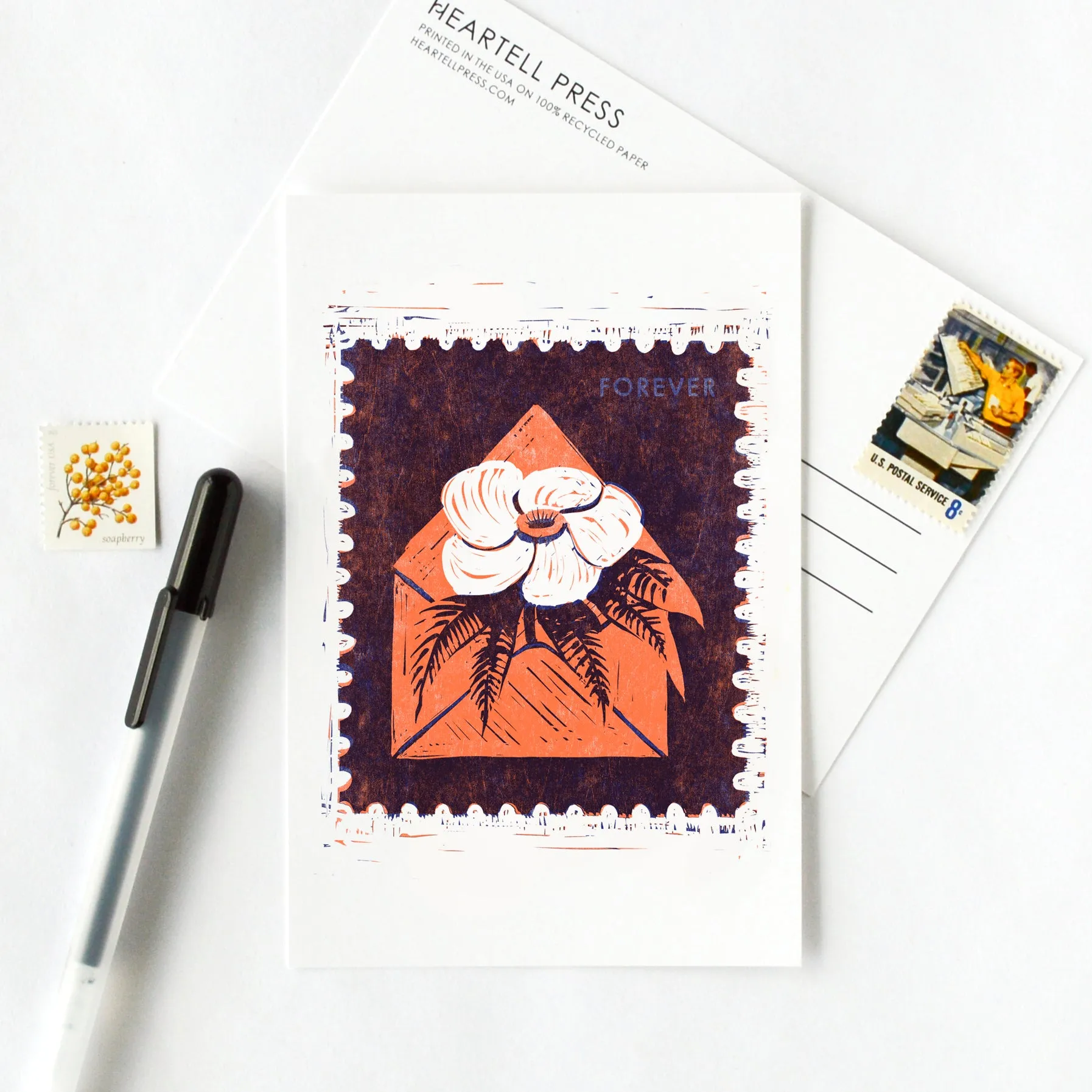 Postage Stamp Postcard