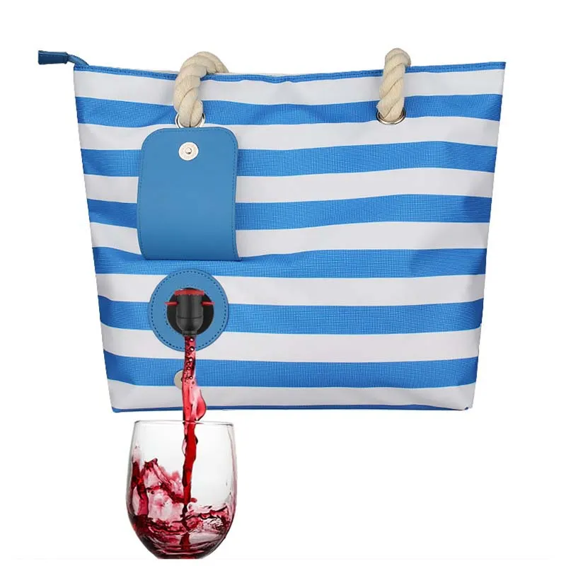 Red Wine Dispenser Tote Bag