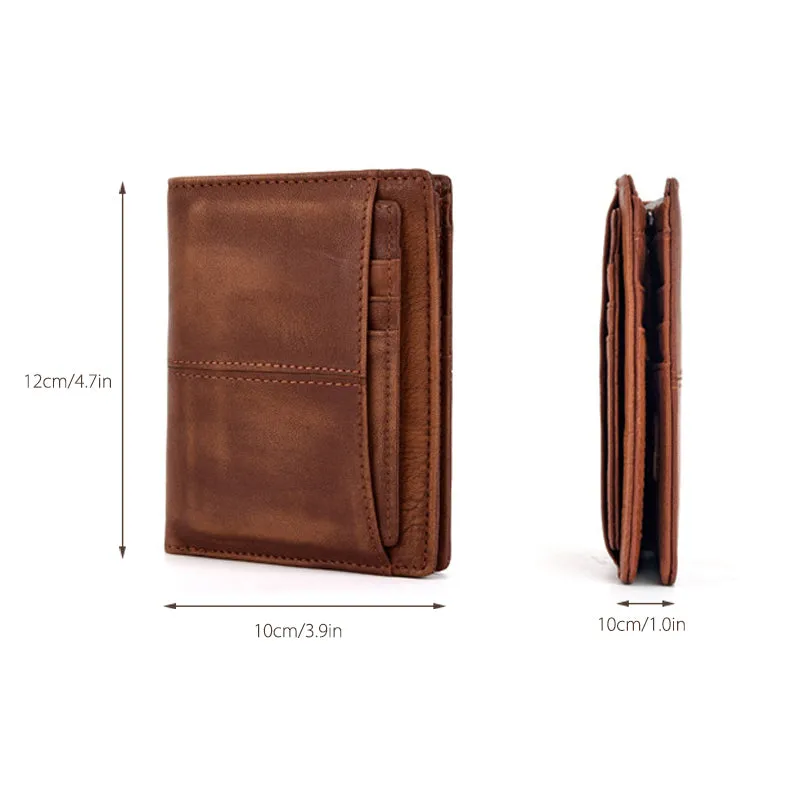 RFID Vintage Leather Wallet