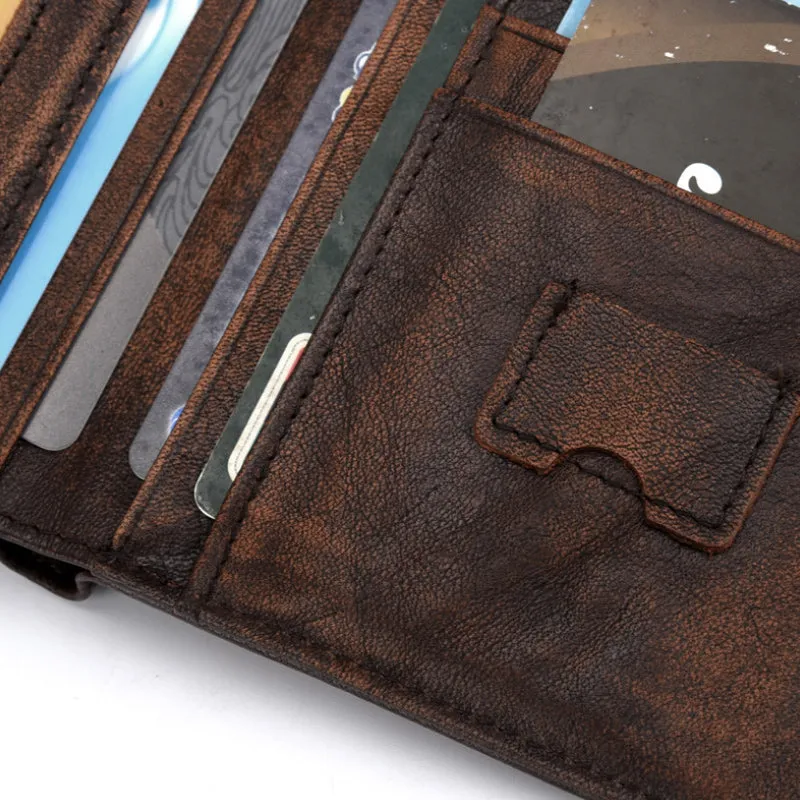 RFID Vintage Leather Wallet