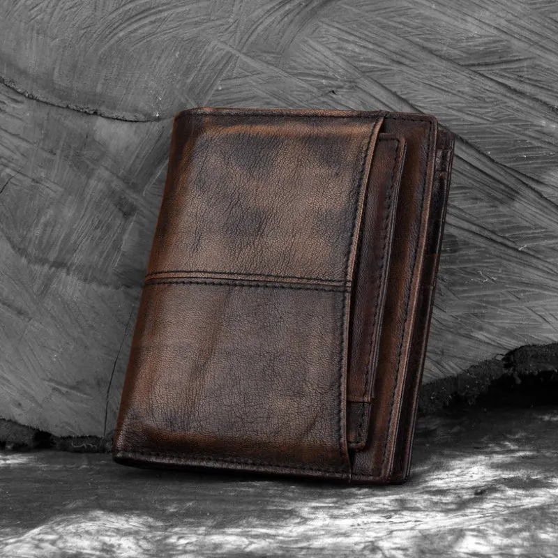 RFID Vintage Leather Wallet