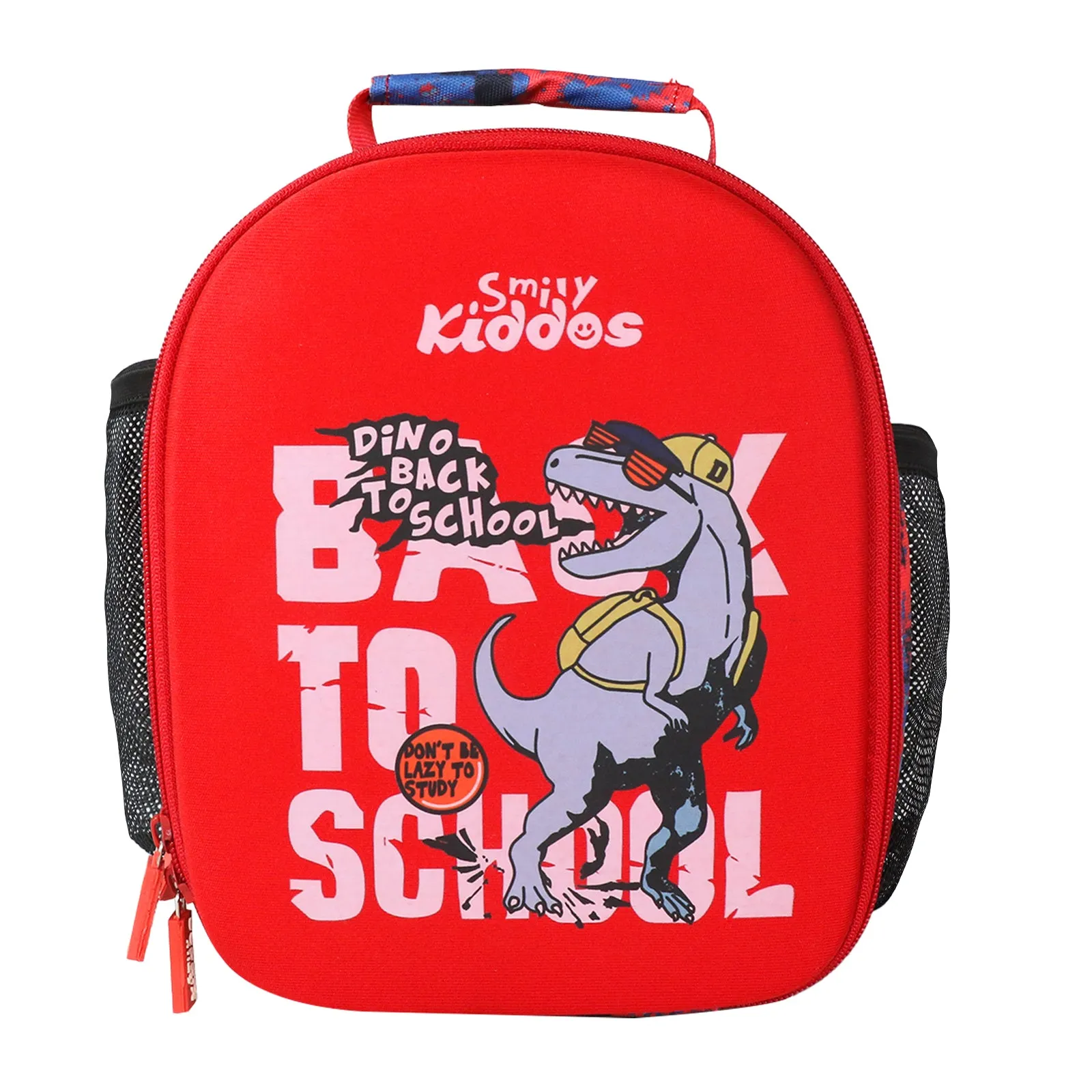 Smily Kiddos Eva Pre School Backpack Dino Theme - Red