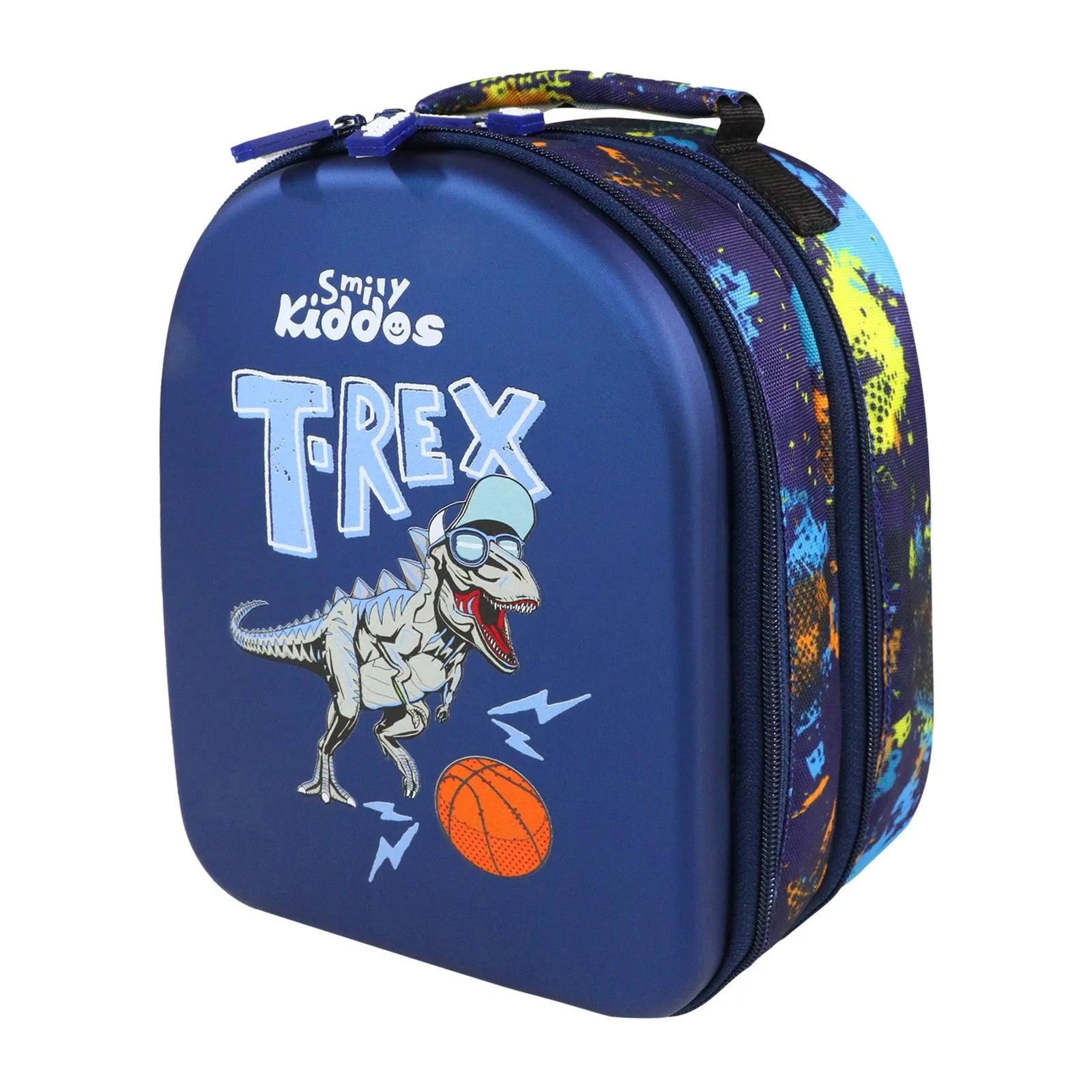 Smily Kiddos Eva Pre School Backpack T-rex - Blue