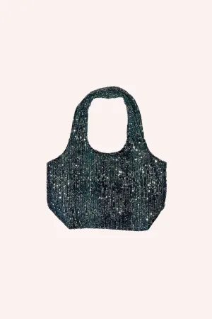 Snakeskin Sequin Mini Bag