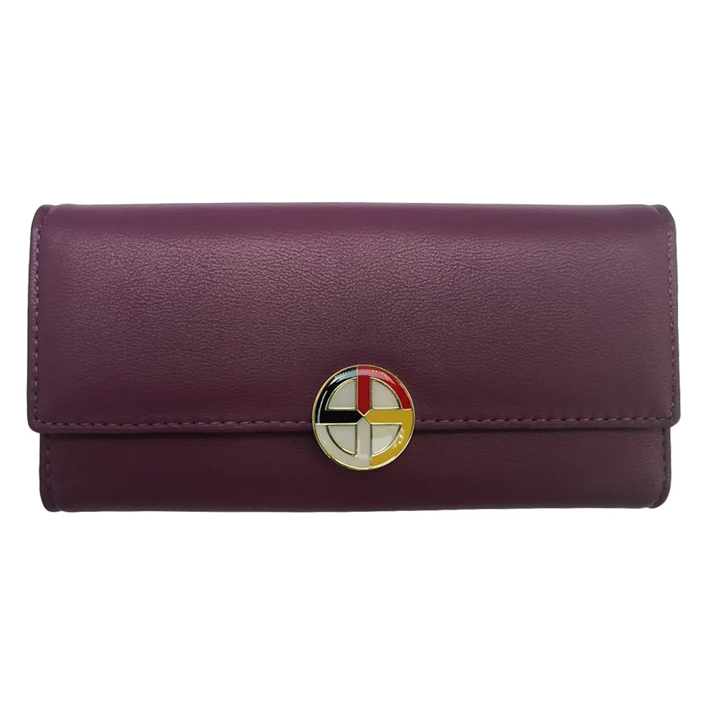 Snap Wallet w/ Medicine Wheel Button