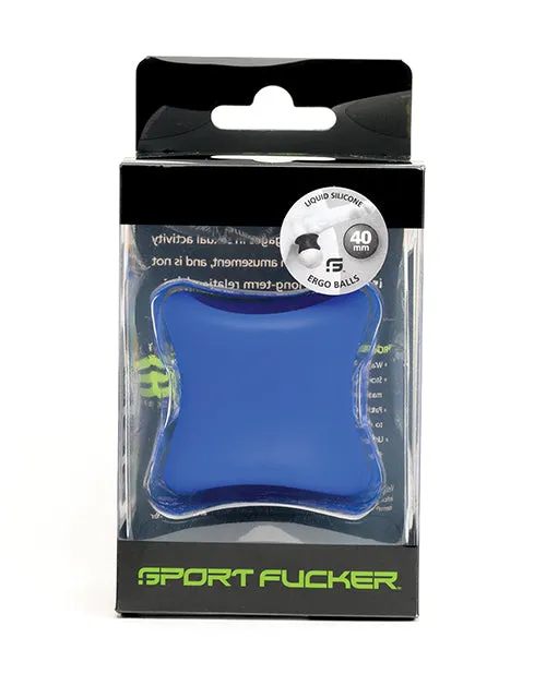 Sport Fucker Ergo Balls Stretcher - 40mm (Blue)