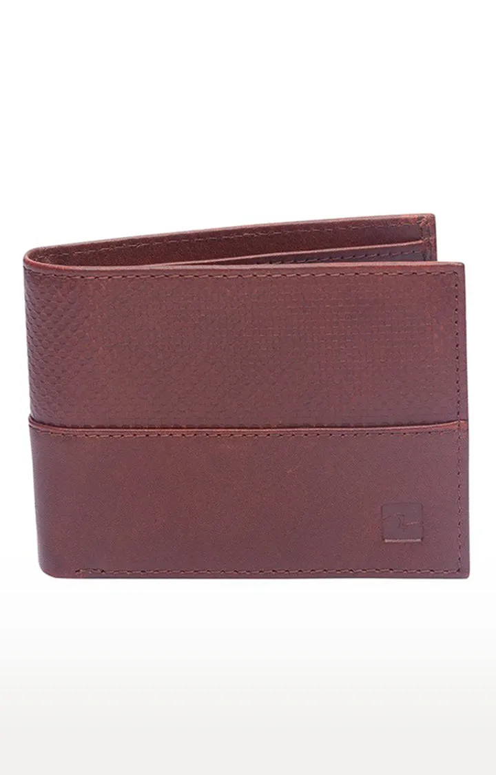 Spykar Men Brown Genuine Leather Wallet