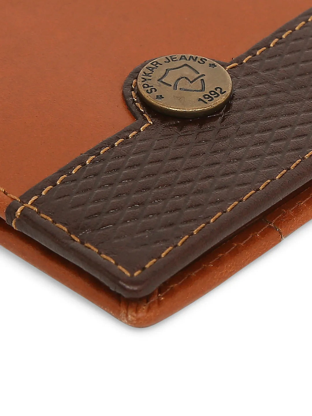 Spykar Tan Leather Wallet