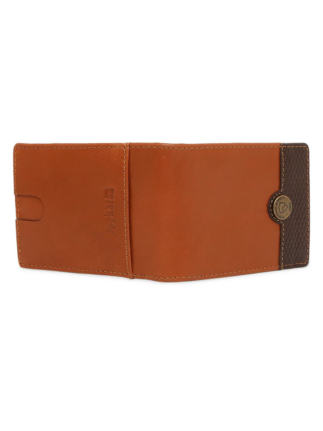 Spykar Tan Leather Wallet