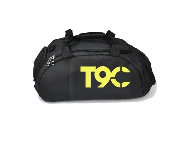 T90 Black Gym Sport Bags For Fitness Training Yoga