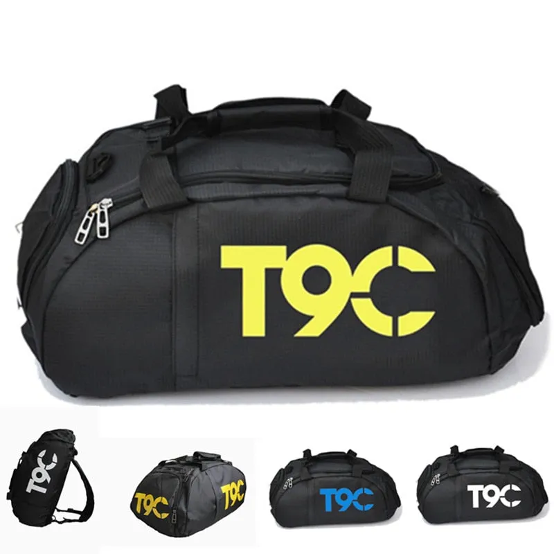 T90 Black Gym Sport Bags For Fitness Training Yoga