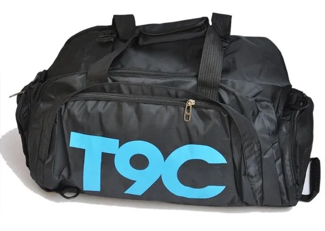 T90 Black Gym Sport Bags For Fitness Training Yoga