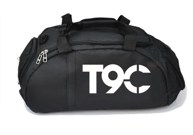 T90 Black Gym Sport Bags For Fitness Training Yoga