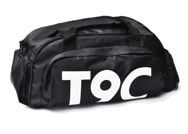 T90 Black Gym Sport Bags For Fitness Training Yoga