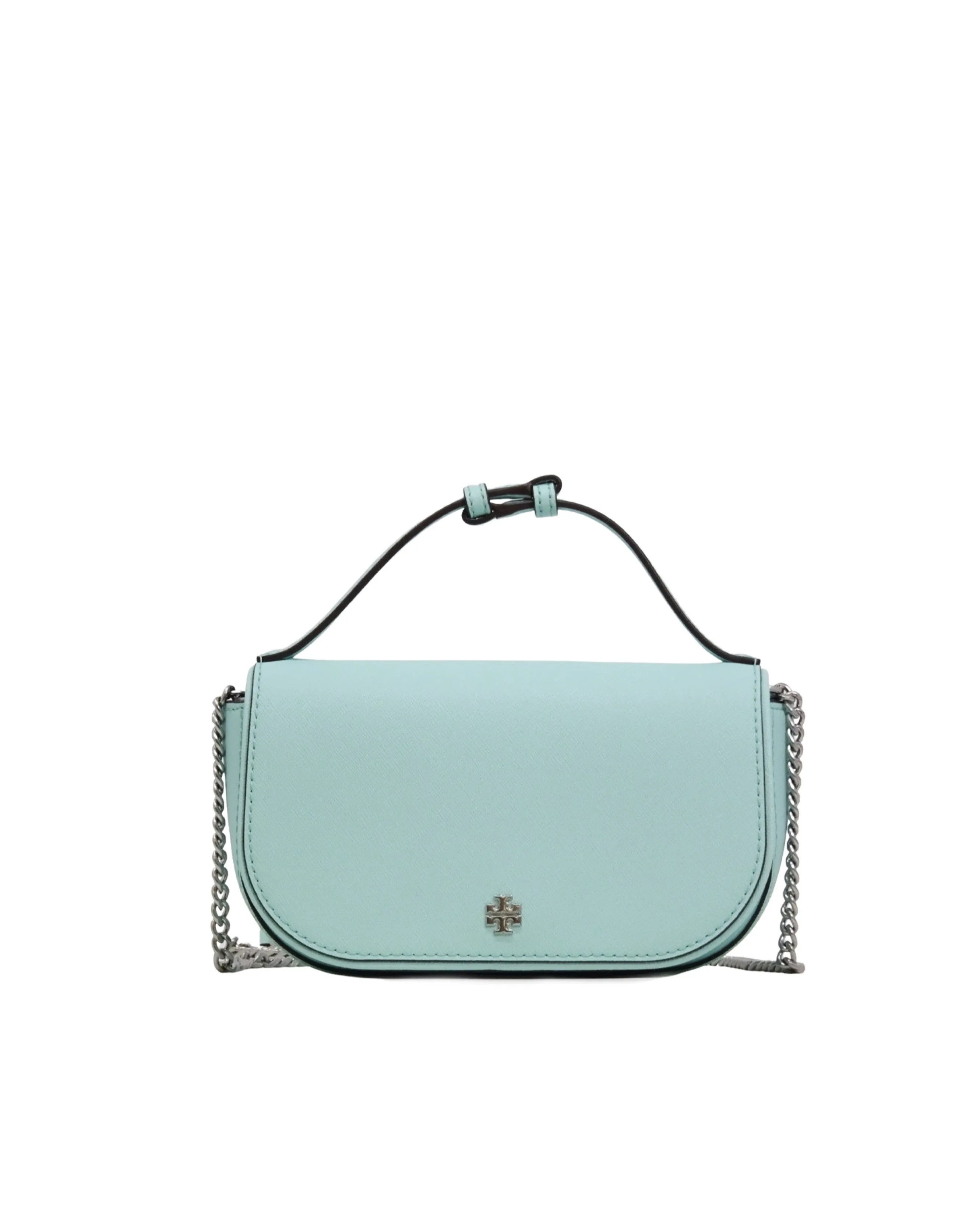 Tory Burch Soft Aqua Emerson Top Handle Crossbody