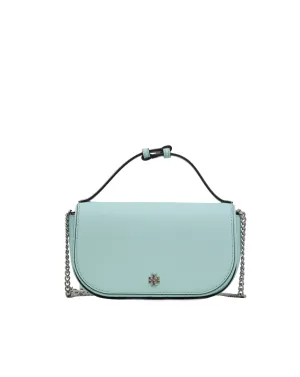 Tory Burch Soft Aqua Emerson Top Handle Crossbody