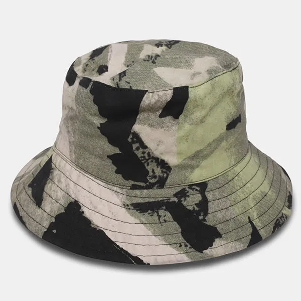 Unisex Bucket Hat Fishmen Outdoor Reversible Packable Cap