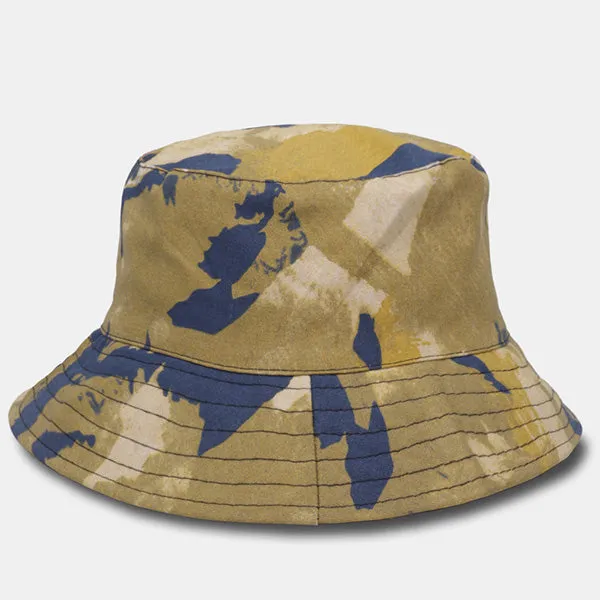 Unisex Bucket Hat Fishmen Outdoor Reversible Packable Cap