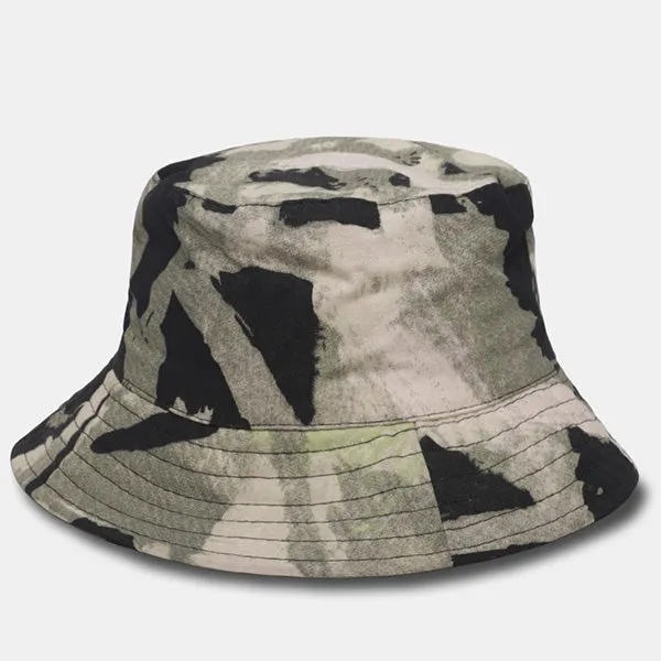 Unisex Bucket Hat Fishmen Outdoor Reversible Packable Cap