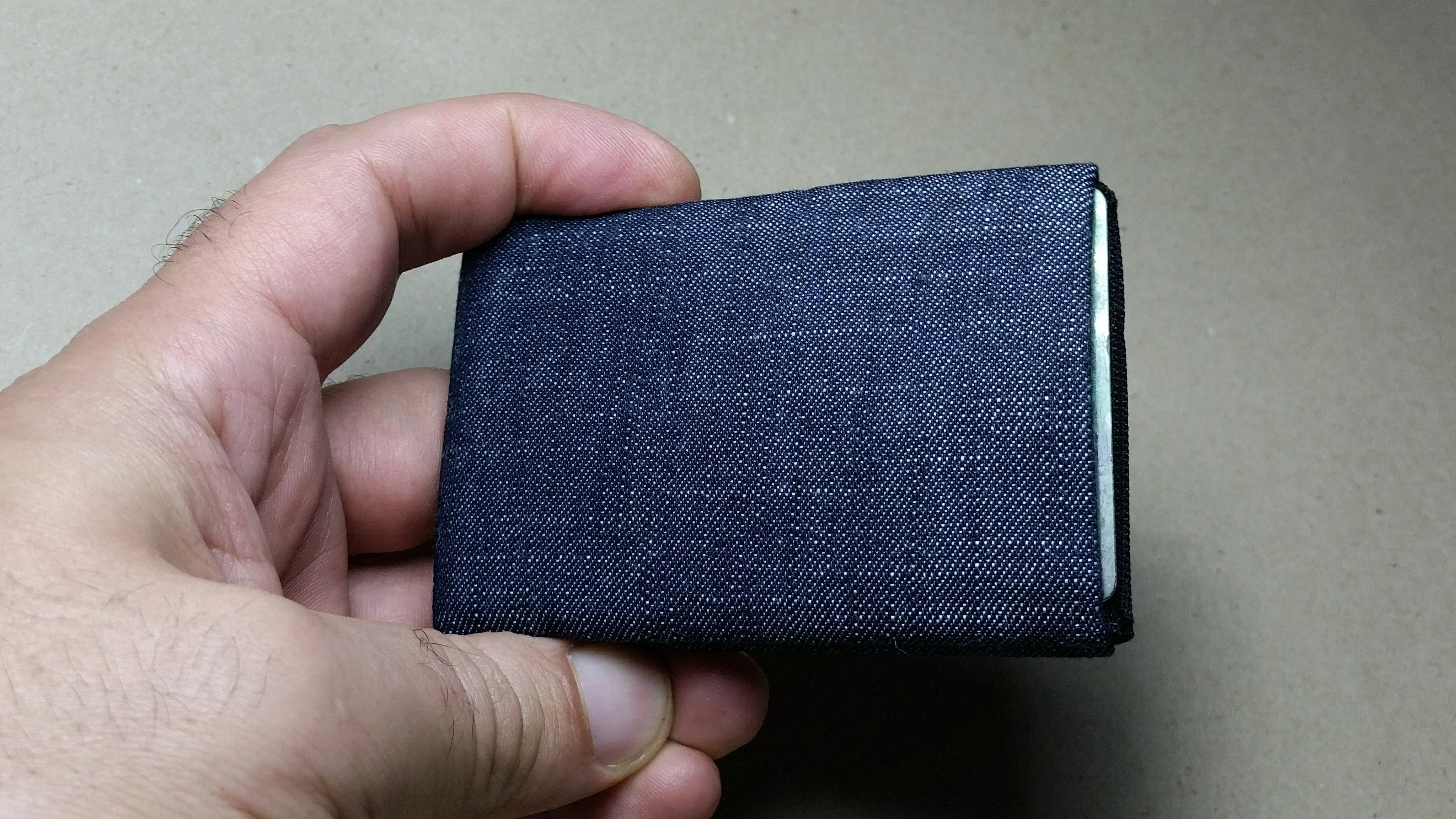 Upgrade Your Everyday Carry with Our Vegan Denim Minimalist Wallet Collection -  FULL RFID blocking