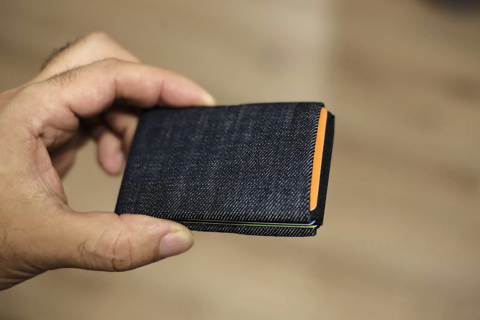 Upgrade Your Everyday Carry with Our Vegan Denim Minimalist Wallet Collection -  FULL RFID blocking