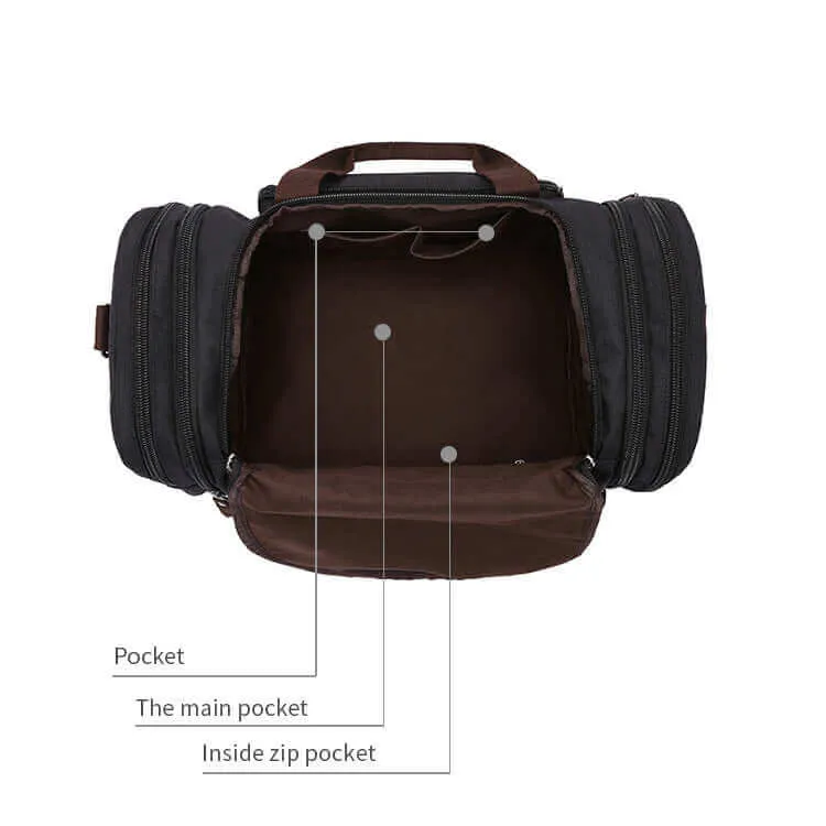 Waterproof Nylon Duffle Bag 43L