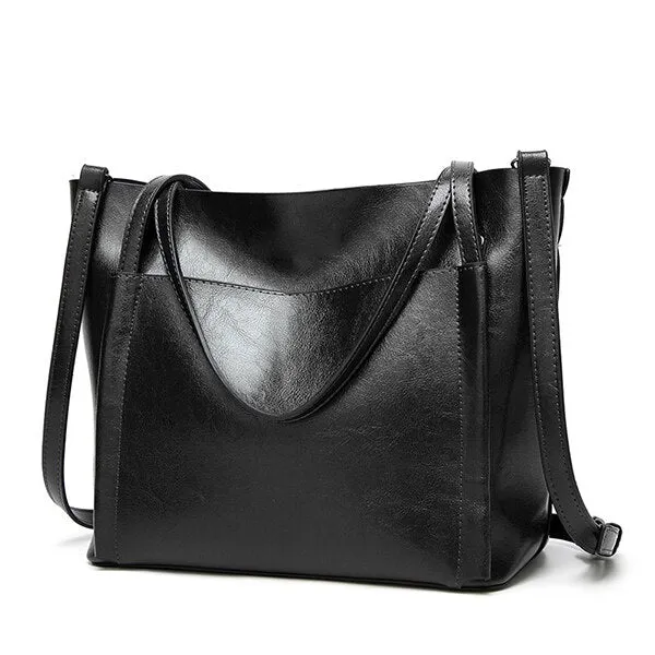 Wenkouban Women Leather Handbags Lady Large Tote Bag Female Pu High Quality Shoulder Bags for Woman Crossbody Bags for Women Clutch Purse