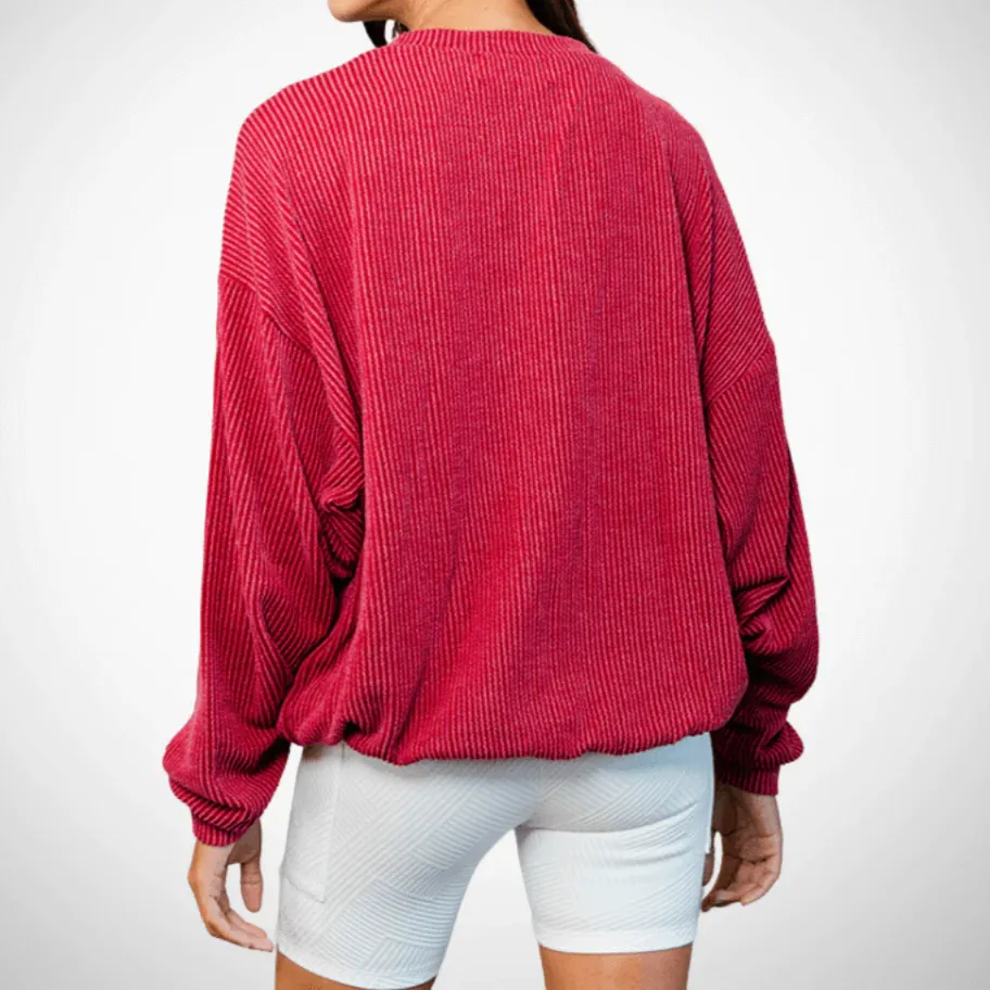 WOMEN'S ALABAMA RIBBED PULLOVER