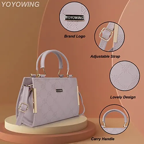 YOYOWING Hand bag for women Synthetic Leather Cross body Ladies purse Satchel travel shoulder strap